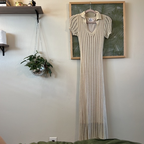 Fortunate One Crochet Maxi Dress - Picture 6 of 6